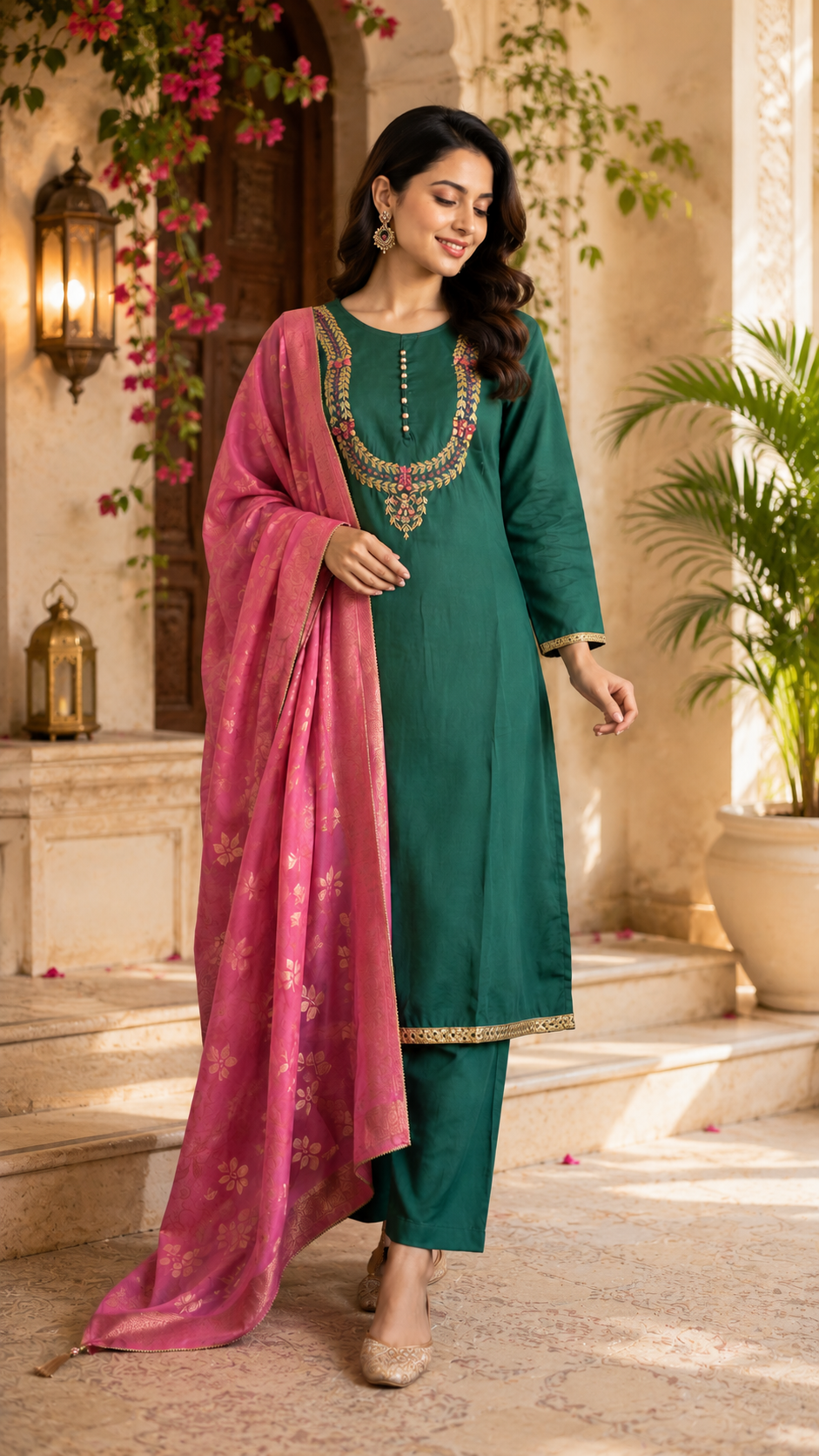 Party wear with designer handwork fancy suit