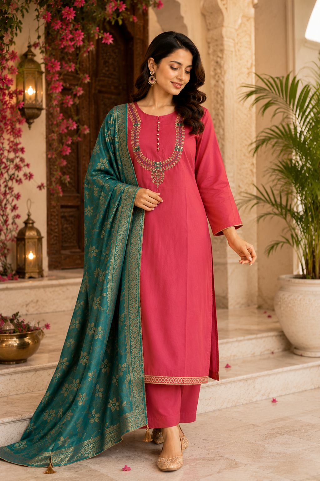 Party wear with designer handwork fancy suit