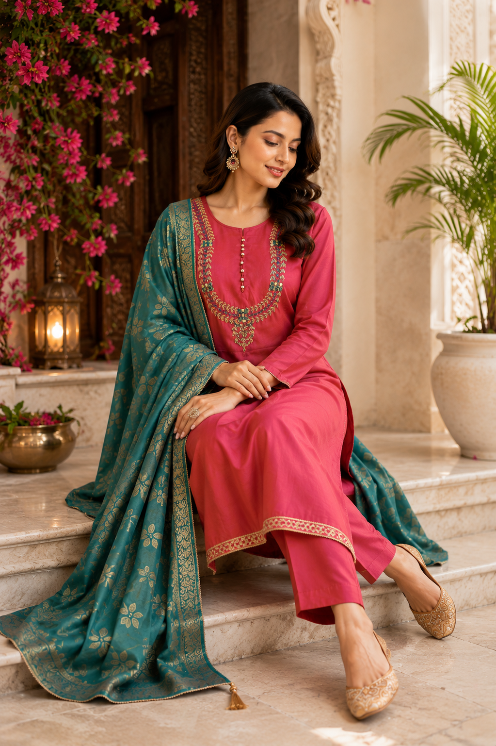 Party wear with designer handwork fancy suit