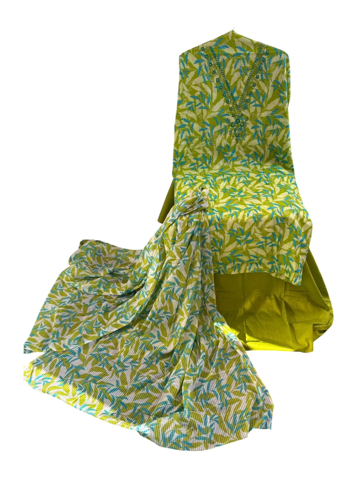 Pure cotton daily wear/office wear cotton dupatta suit
